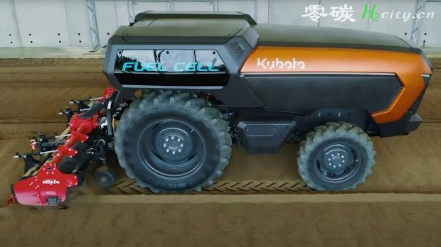 世界首款遥控氢动力拖拉机在日本亮相
